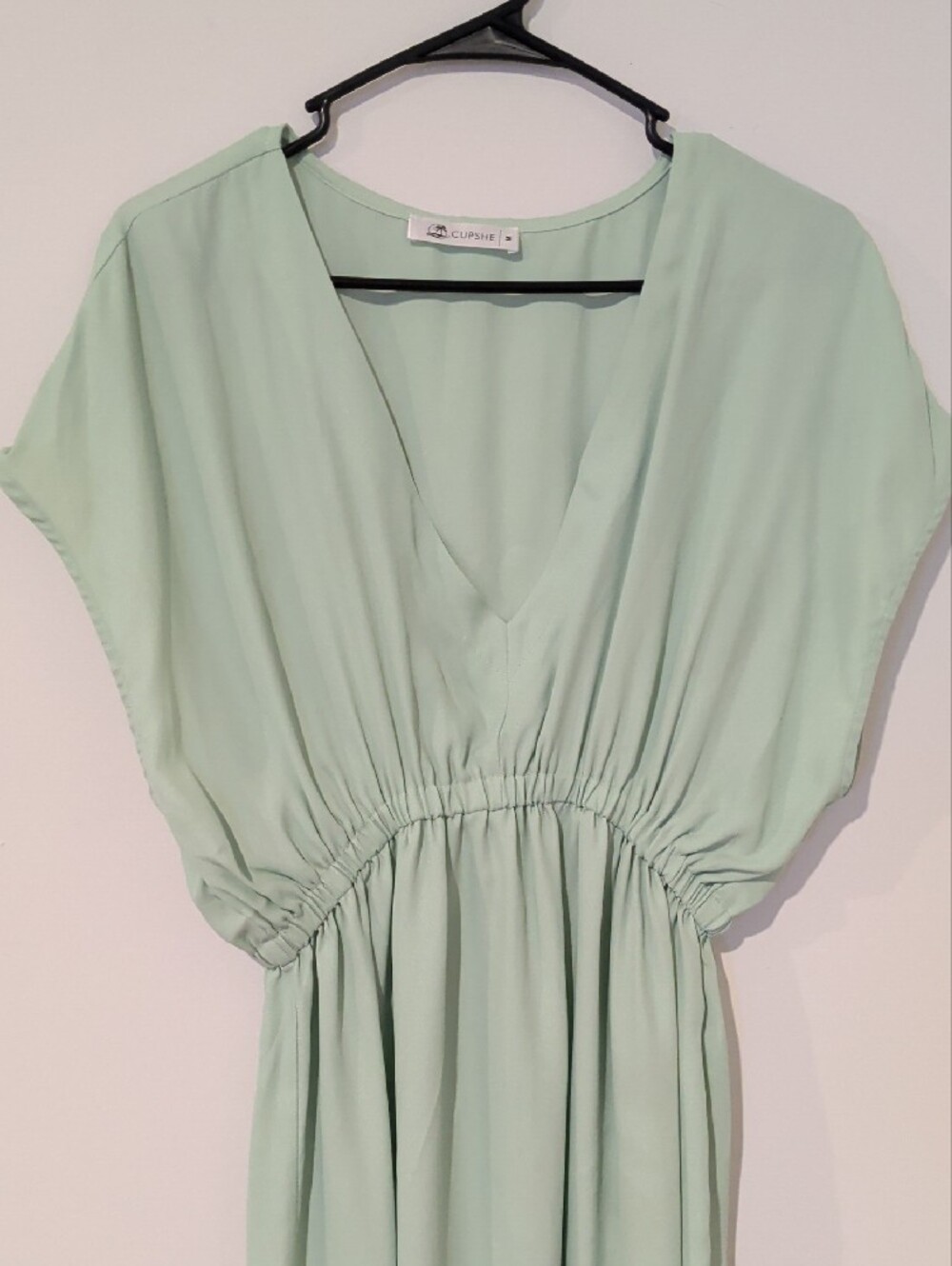 Cupshe Mint Green V-Neck Swim Coverup - Picture 3 of 5